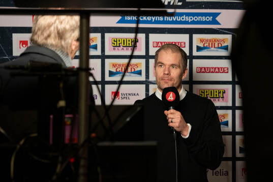 Färjestads tränare Thomas Mitell
