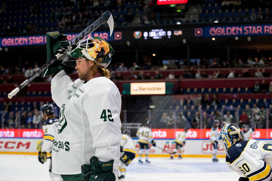 Färjestads målvakt Anders Lindbäck