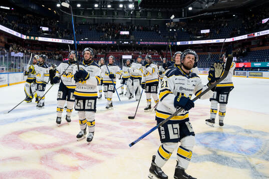 HV71s Mattias Tedenby jublar