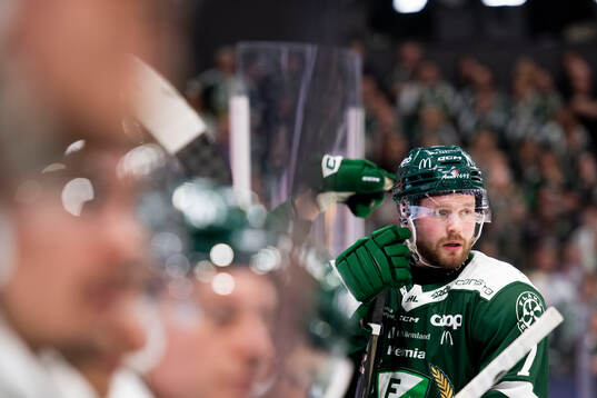 Färjestads Axel Bergkvist deppar