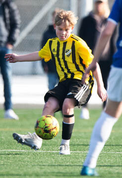 IFK Hässleholms William Persson i träningsmatchen för