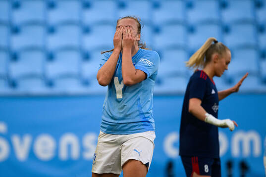 Malmö FFs Sara Kanutte Sørensen Fornes deppar