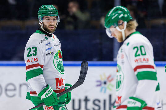 Rögles Josh Dickinson och Joachim Blichfeld deppar