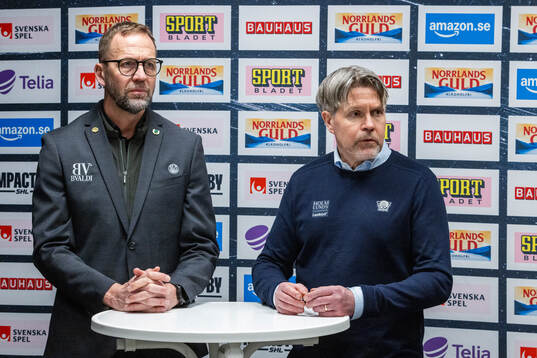 Rögles tränare Roger Hansson och Linköpings tränare