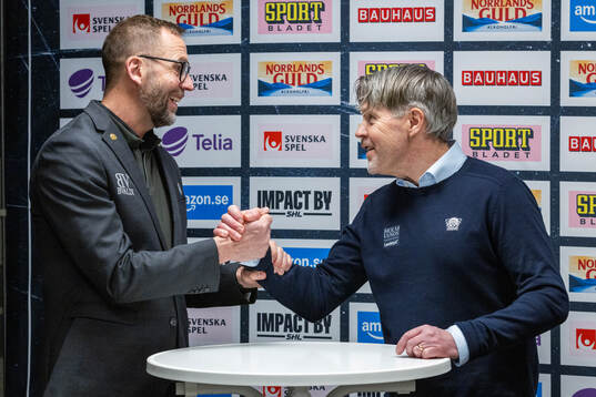 Rögles tränare Roger Hansson och Linköpings tränare