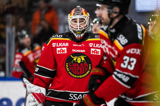 Luleås målvakt Matteus Ward