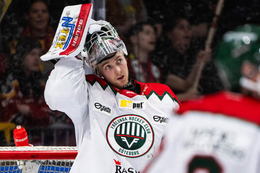 Frölundas målvakt Tobias Normann