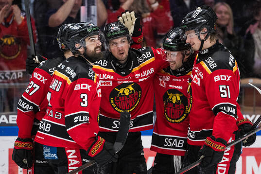 Luleås Frederic Allard, Eetu Koivistoinen Mathias Bromé