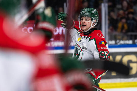 Frölundas Filip Cederqvist jublar
