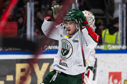 Frölundas Filip Cederqvist jublar