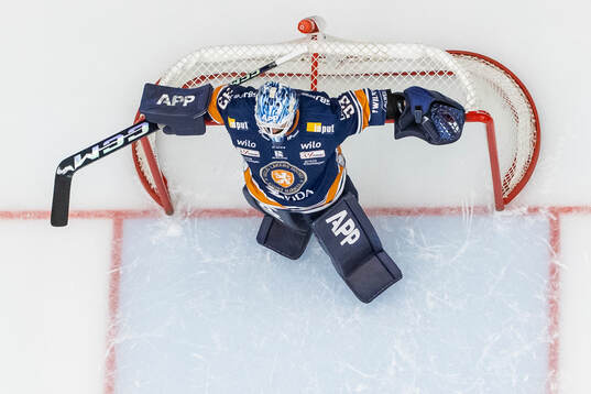 Växjös målvakt Emil Larmi