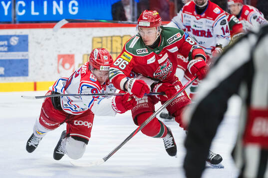 Timrås Oliver Kapanen och Modos Lukas Jasek