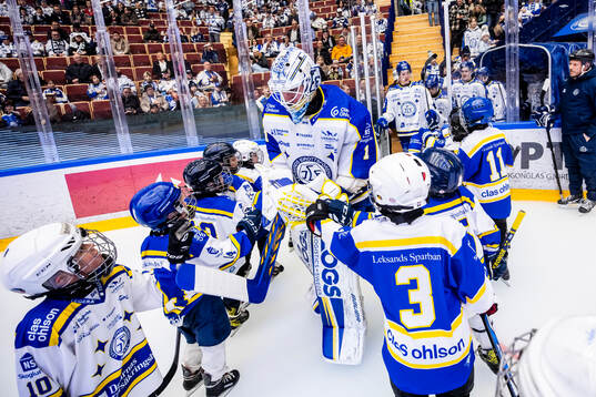 Leksands målvakt Marcus Gidlöf