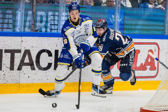 Leksands Anton Johansson och Växjös Hugo Gustafsson