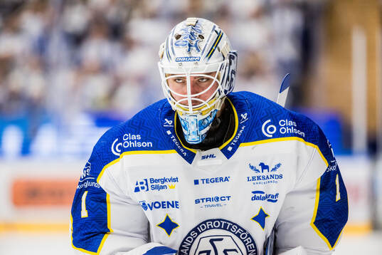 Leksands målvakt Marcus Gidlöf