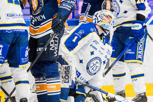 Leksands målvakt Marcus Gidlöf