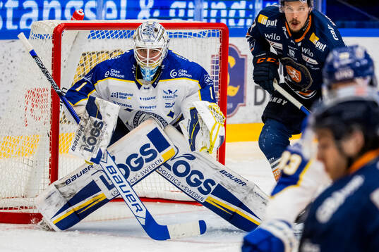 Leksands målvakt Marcus Gidlöf