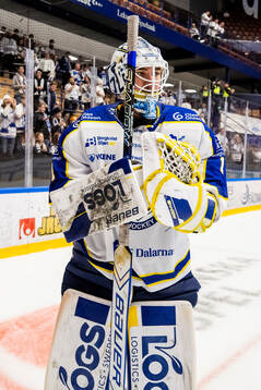 Leksands målvakt Marcus Gidlöf utsedd till matchens