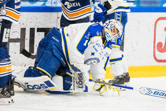 Leksands målvakt Marcus Gidlöf