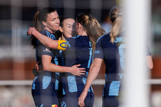 Djurgårdens Pauline Hammarlund jublar