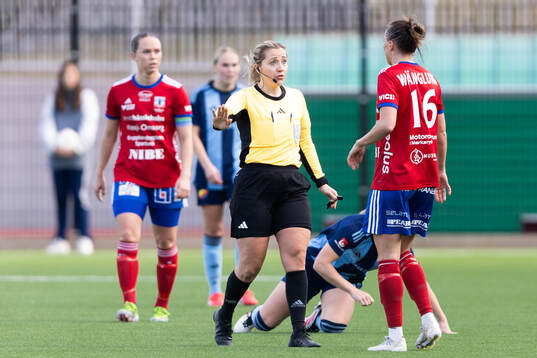 Domare Cecilia Ekwall och Vittsjös Olivia Wänglund