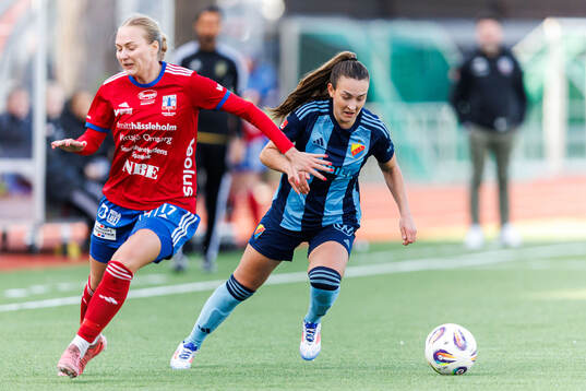 Vittsjös Alexandra Benediktsson och Djurgårdens Lucia