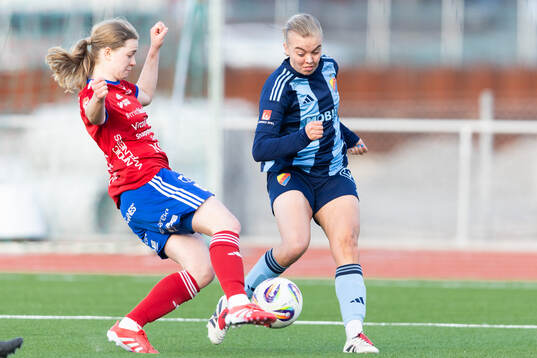 Vittsjös Hannah Sjödahl och Djurgårdens Elin Westlund
