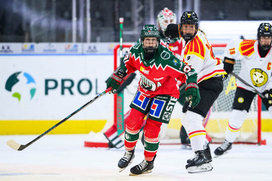Frölundas Michelle Karvinen och Brynäs Jenny Antonsson