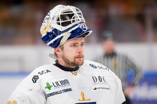 Sundsvalls målvakt Carl Hjälm