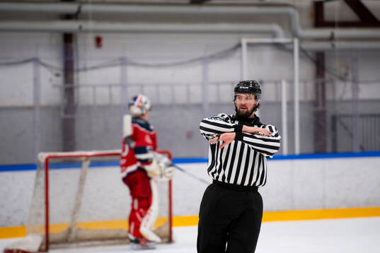 under kvalmatch till HockeyAllsvenskan mellan Forshaga och