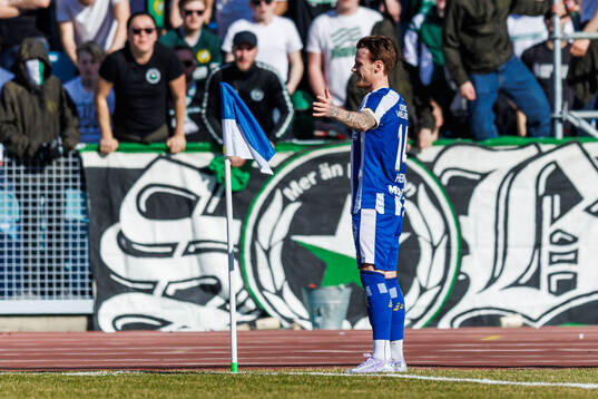 IFK Göteborgs Tobias Heintz jublar