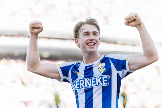 IFK Göteborgs Noah Tolf jublar