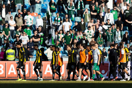 Hammarbys spelare deppar