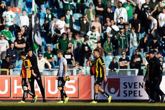 Hammarbys spelare deppar