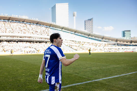 IFK Göteborgs Eman Markovic jublar