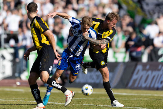 IFK Göteborgs Max Fenger och Hammarbys Victor Eriksson