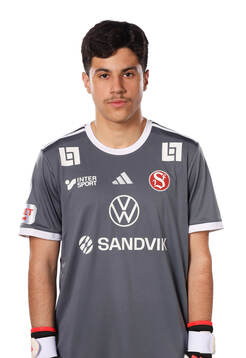 Sandvikens målvakt Mahmoud Kiki