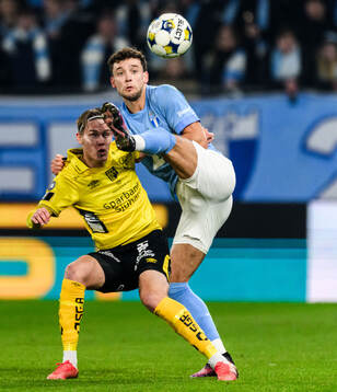 Elfsborgs Taylor Silverholt och Malmö FFs Colin Rösler