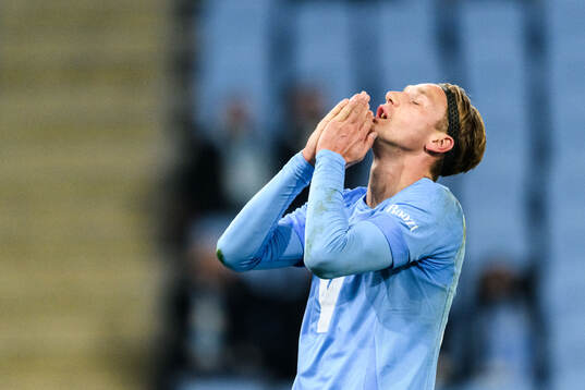 Malmö FFs Erik Botheim deppar