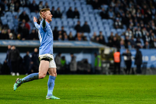 Malmö FFs Anders Christiansen reagerar
