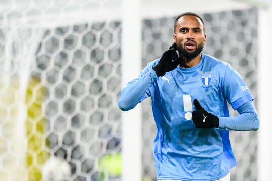 Malmö FFs Isaac Kiese Thelin jublar