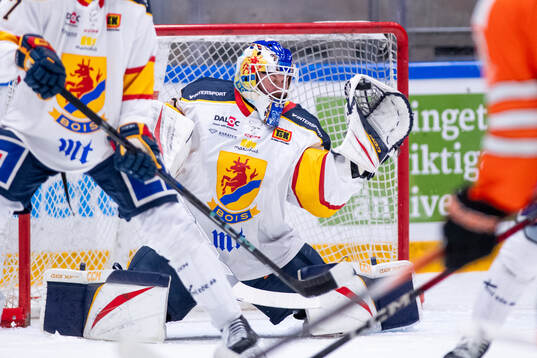 Mariestads målvakt Tobias Sandberg