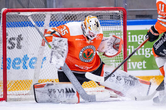 Karlskronas målvakt Carl Malmqvist
