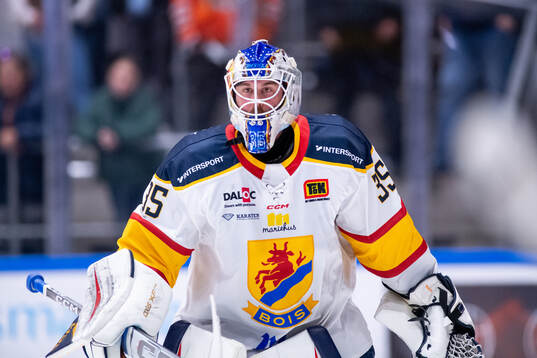 Mariestads målvakt Tobias Sandberg