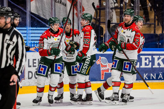 Frölundas Isac Heens jublar
