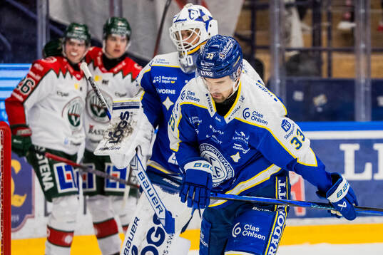 Leksands Eddie Larsson deppar