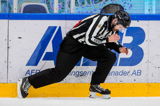 Linjedomare Oliver Sjöberg