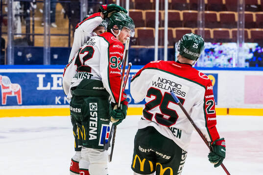 Frölundas Filip Cederqvist jublar