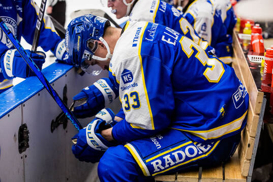 Leksands Eddie Larsson deppar