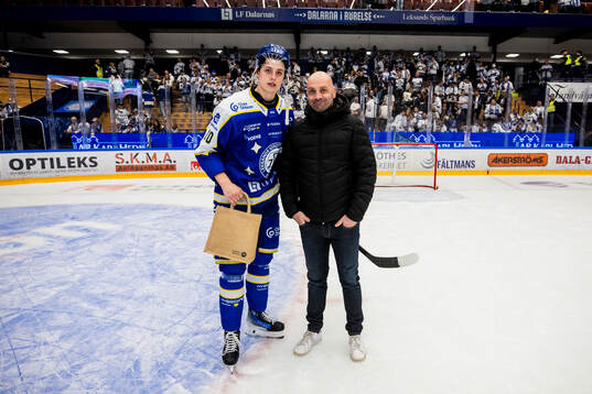 Leksands Anton Johansson utsedd till matchens lirare